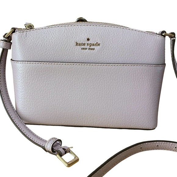Kate Spade Lavender Mist Grove Street Millie Crossbody Purse Bag Leather - Picture 3 of 16